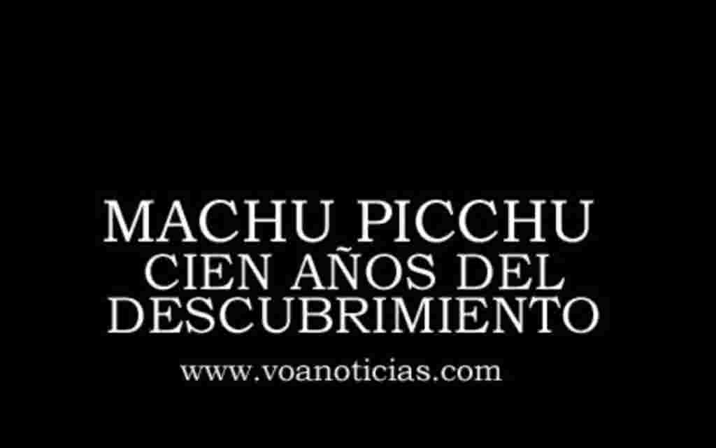 Las ruinas de Machu Picchu