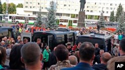 Thousands of people have attended the burial of five Russian nuclear engineers killed by an explosion during tests of a new rocket. The engineers, who died on Thursday, were laid to rest Monday in the city of Sarov that hosts Russia’s main nuclear weapons