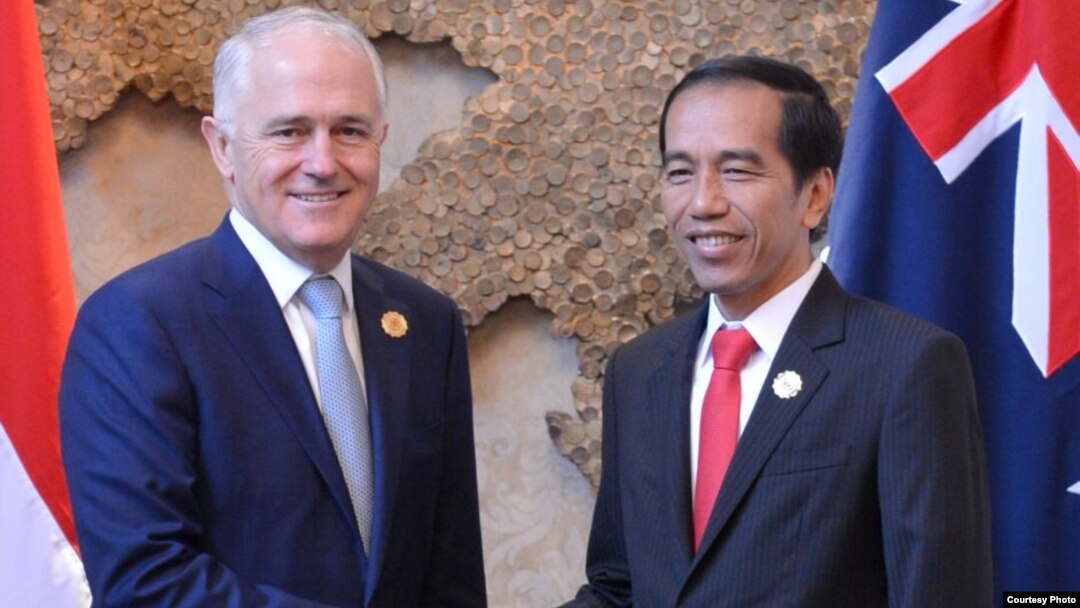 Presiden Joko Widodo dan PM Australia Malcom Turnbull lakukan pertemuan di sela-sela KTT ASEAN di Vientiane, Laos, Kamis 8 September 2016 (Foto: Biro Pers Kepresidenan).