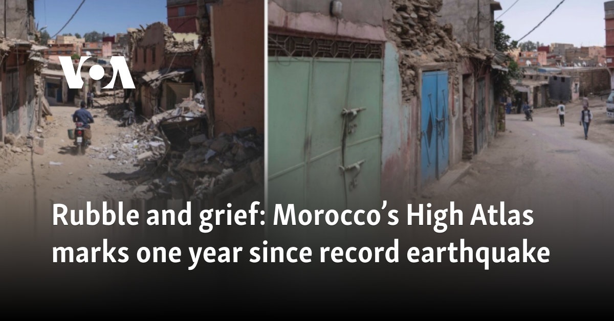 Morocco's High Atlas Mountains Celebrate One Year Since Record Earthquake