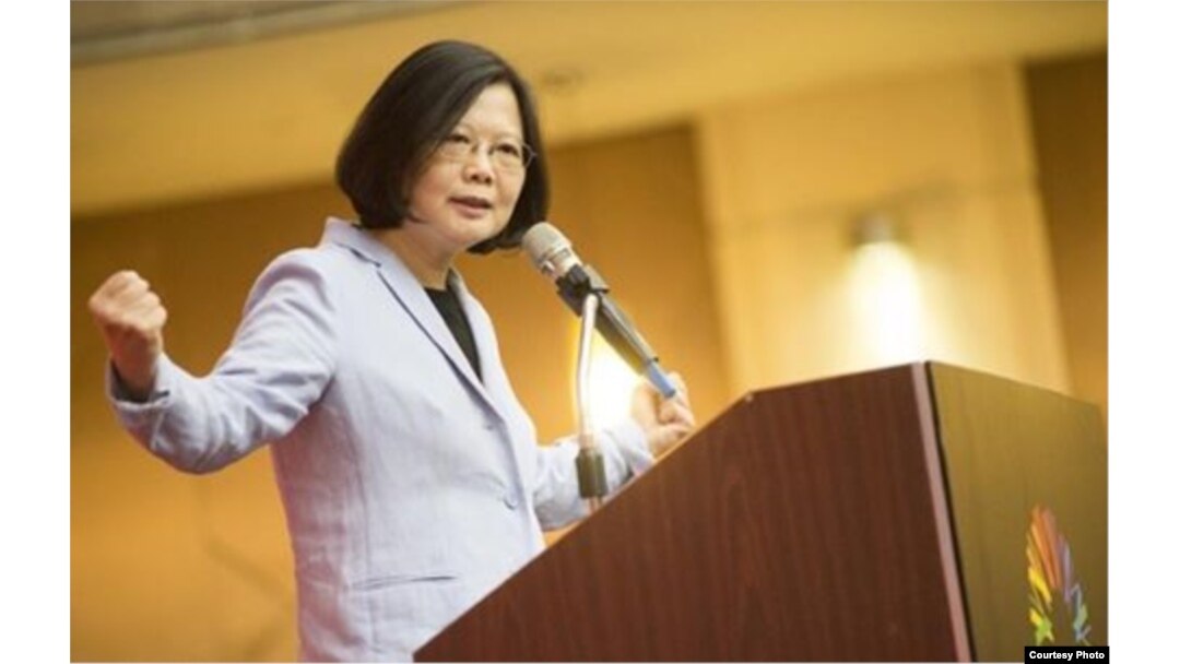 民进党总统候选人蔡英文(图片来自蔡英文脸书)