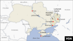 Ukraine-Donetsk-Luhansk-Crimea-map