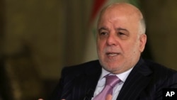 Mideast Iraq Abadi Interview