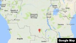 Area of Democratic Republic of Congo train crash