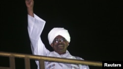 Sudanese President Omar al-Bashir in Khartoum, October 24, 2012. 