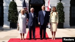 Britain's King Charles and Queen Camilla in the United States for state visit