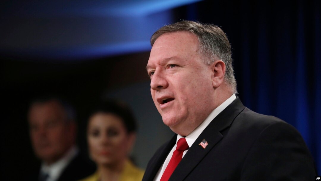 AQSh Davlat kotibi Mayk Pompeo 
