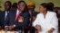 President Emmerson Mnangagwa and his wife, Auxillia.