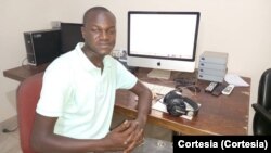 Djibril Iero Mandjam, diretor da Rádio Casumai, São Domingos, Guiné-Bissau