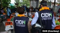 Archivo - Representantes de la Comisión Interamericana de Derechos Humanos (CIDH) visitaron El Salvador.