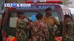 Bodies of policemen killed in weekend ambush in northern Kenya arrive in Nairobi.