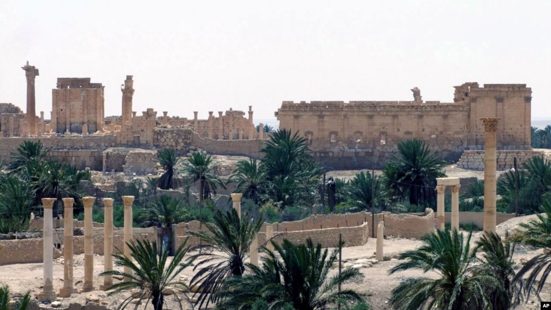 Thành phố cổ Palmyra. Ảnh của hãng thông tấn SANA của Syria 