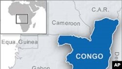 La carte du Congo où l'opposant a été arrêté. 