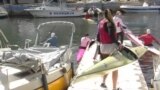 Полски кајакари на подготовки во Охрид