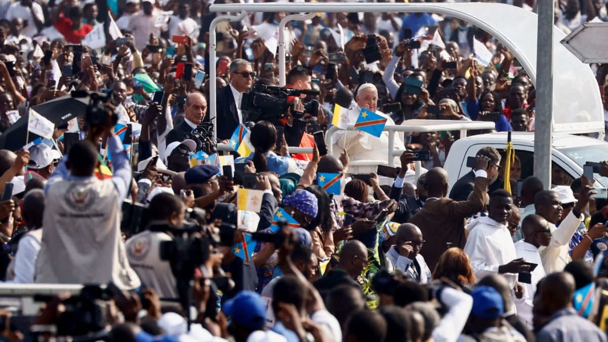 教宗方济各在刚果民主共和国呼吁宽容