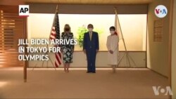 Premye da m Etazini an Jill Biden ap dirije delegasyon Etazini nan jezolenpik yo nan Tokyo