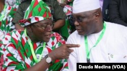 Alhaji Abubakar Atiku shugaban PDM ko sabuwar PDP a farar riga.