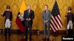 Entonie Blinken va Ekvador Prezidenti Gilyermo Lasso, 19-oktabr, 2021-yil