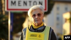 La président de l'association d'aide aux migrants Anafe, Martine Landry, à Menton, le 16 décembre 2017.