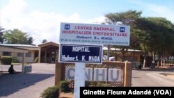 Le centre national hospitalier universitaire de Cotonou, Bénin, le 24 septembre 2018. (VOA/Ginette Fleure Adandé)