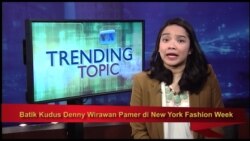 Trending Topic: Denny Wirawan Pamer Batik Kudus di New York Fashion Week
