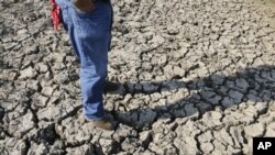 امریکی ریاست ٹیکسس میں 2011 کی خشک سالی کی ای تصویر۔ اے پی فوٹو