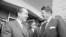 Rais Richard Nixon akiwa na Gavana Ronald Reagan, kulia, San Diego, California Aug. 16, 1968.