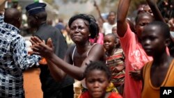 Des réfugiés centrafricains dans Bangui