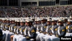 뉴욕주에 있는 '웨스트포인트' 미 육군사관학교의 졸업식 (자료사진)