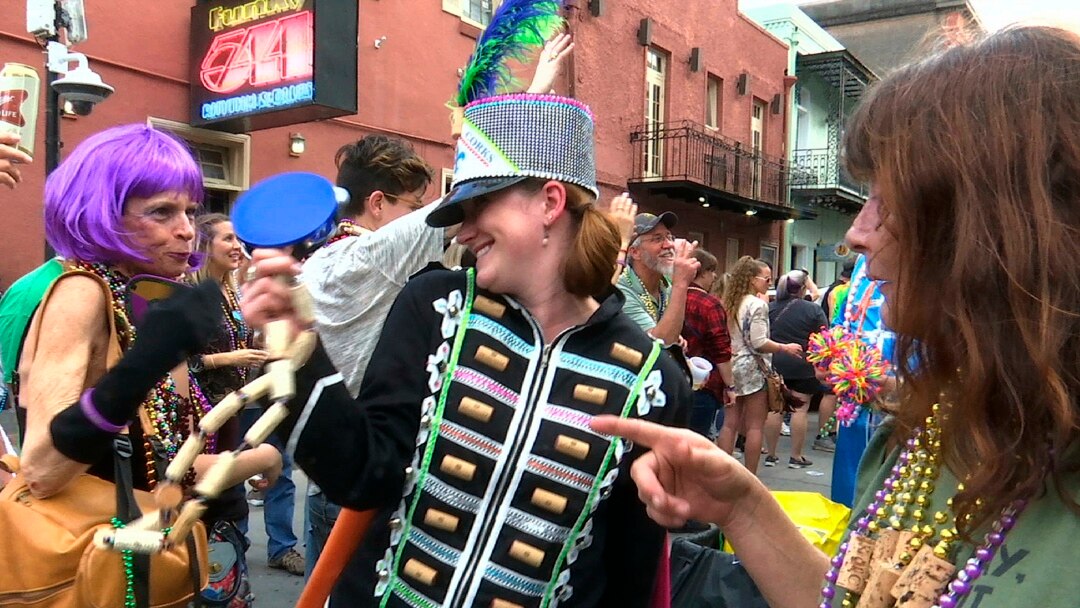 Parade Mardi Gras di New Orleans, Februari lalu diduga ikut menyebarkan virus corona (foto: dok).