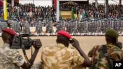 Picha ya maktaba ya wanajeshi wa Sudan Kusini.