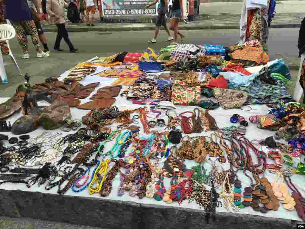یک بازار خیابانی شهر ریو