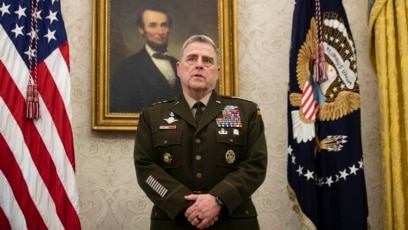 Chủ tịch Hội đồng Tham mưu trưởng Liên quân Hoa Kỳ Mark Milley nói quân đội Hoa Kỳ sẽ không đóng vai trò nào trong bất cứ tranh chấp nào liên quan đến cuộc bầu cử tổng thống.