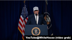 2026年2月28日，唐纳德·特朗普总统就美国在伊朗的重大军事作战行动发表讲话。