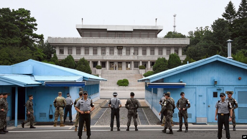 资料照片：朝韩非军事区。(photo:VOA)