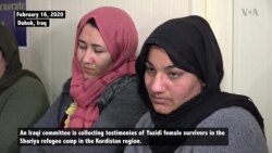 Yazidi Female Survivors of IS Massacre Seek Protection Through Iraqi Parliament 