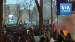 Paris: Des manifestants saccagent une banque