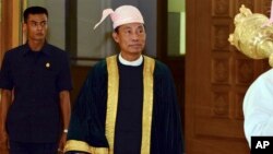 Ketua parlemen Myanmar, Shwe Mann dipecat dari jabatan ketua partai yang berkuasa di negara itu (foto: dok).