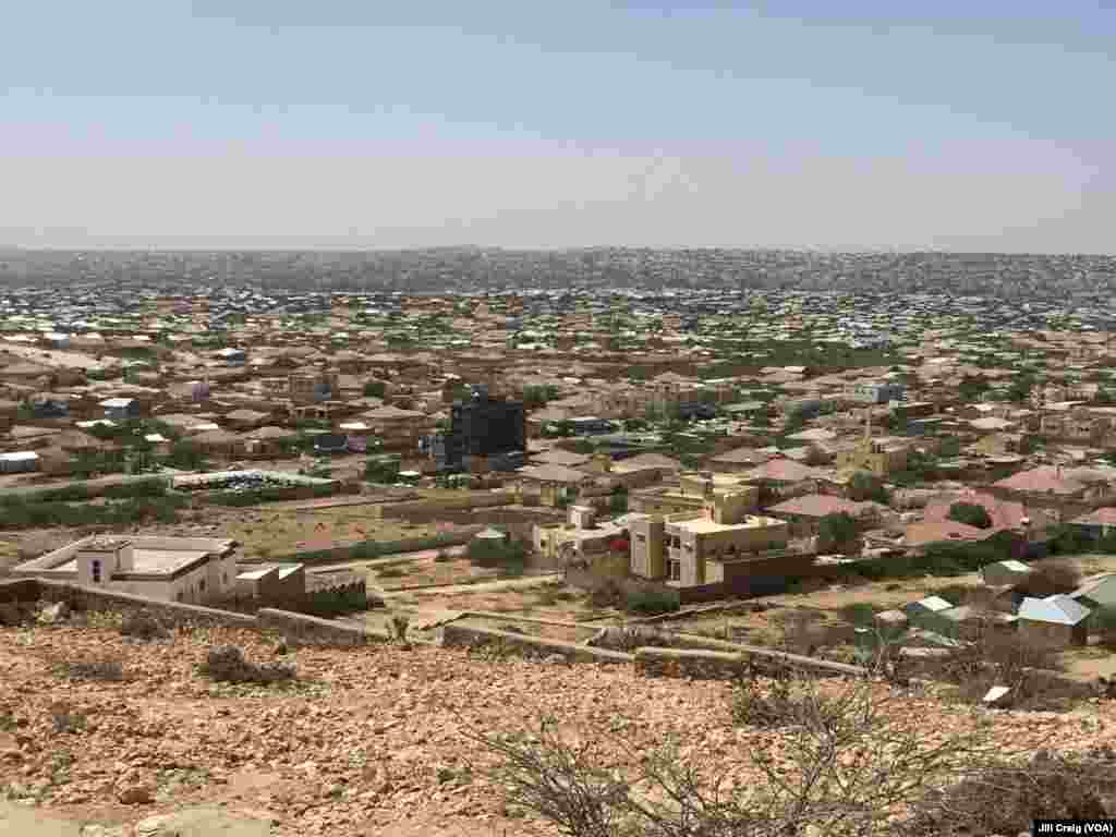 Landscape view of Hargeisa, Somaliland, March 29, 2016.