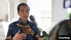 Presiden Jokowi dalam telekonferensi pers di Istana Kepresiden, Jakarta, Selasa (29/6) menganggap Kritikan Mahasiwa sebagai hal yang lumrah di sebuah negara demokrasi (Biro Setpres).