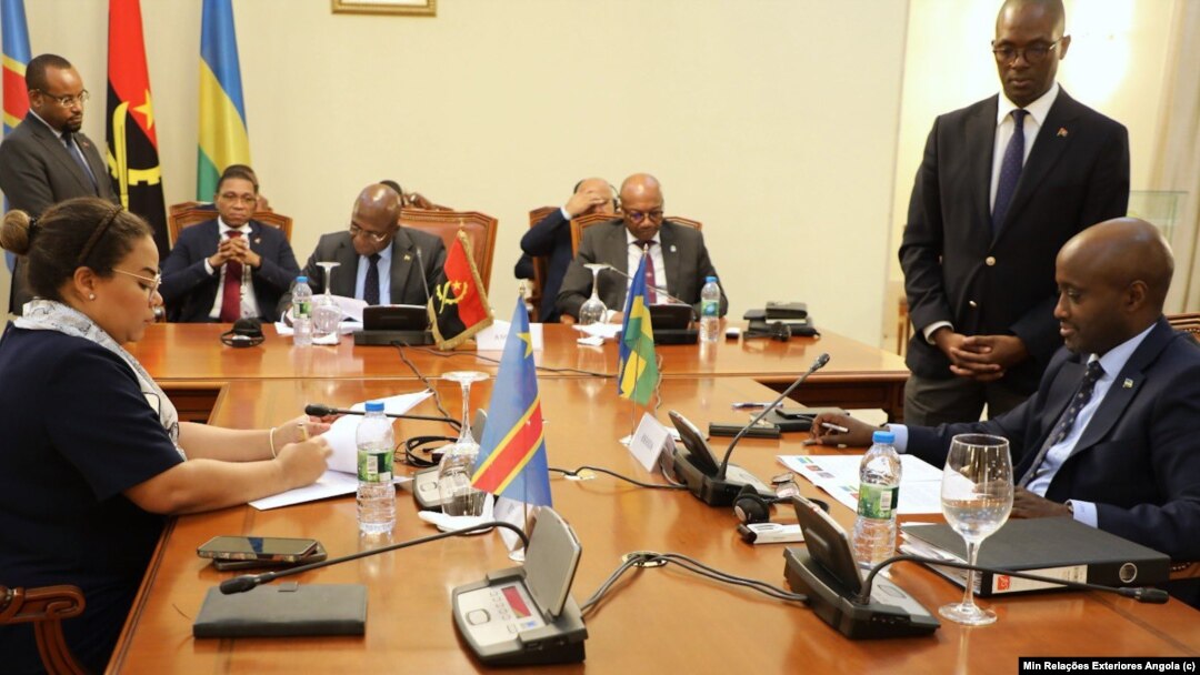 Pertemuan Tingkat Menteri antara Republik Demokratik Kongo dan Republik Rwanda, yang dimediasi oleh Republik Angola. (Foto: Courtesy)
