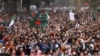 Protesters hold a "March for Unity" rally at the Central Shaheed Minar, in Dhaka, Bangladesh, Dec. 31, 2024. 