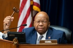 House Oversight and Reform Committee Chairman Elijah E. Cummings, D-Md., considers whether to hold Attorney General William Barr and Commerce Sec. Wilbur Ross in contempt in Washington, June 12, 2019.