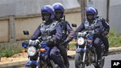 Polícia angolana em Cabinda, durante o CAN 2010