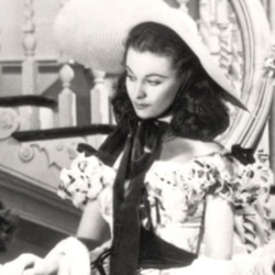 Actress Vivien Leigh in "Gone with the Wind"