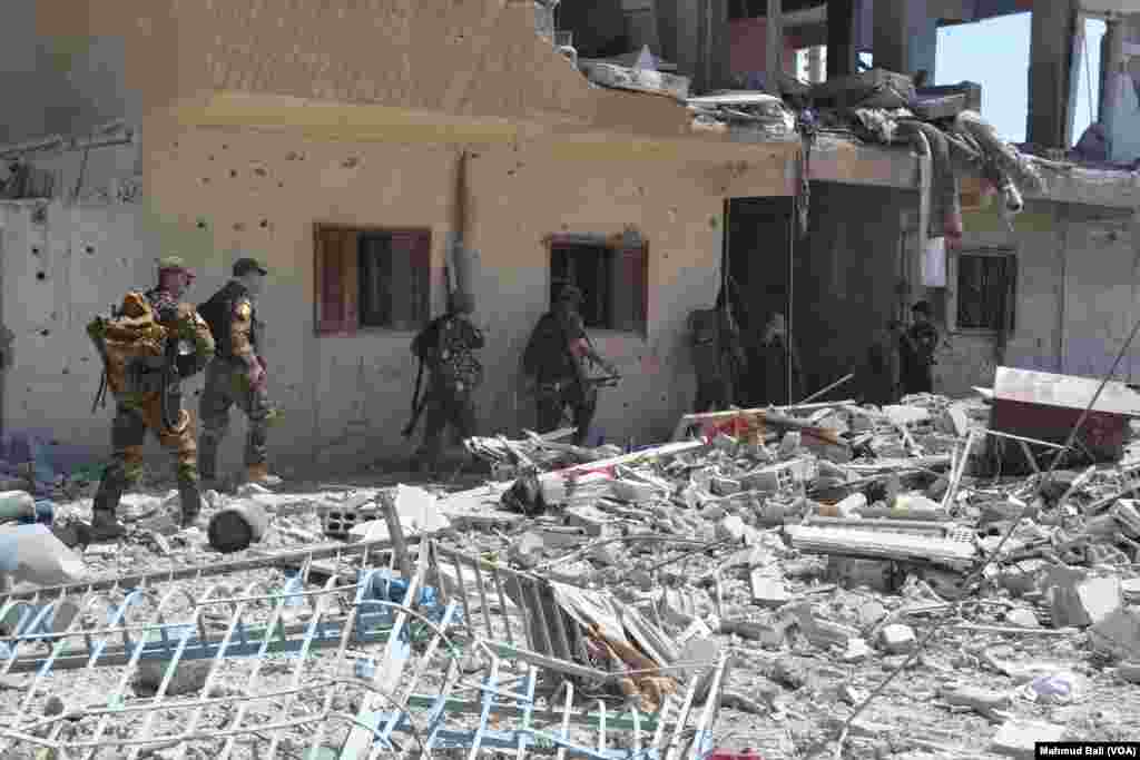SDF Fighters in Raqqa