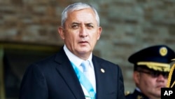 Tổng thống Guatemala Otto Perez Molina.