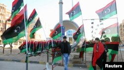 利比亞人慶祝革命紀念日