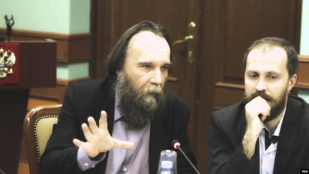 现代俄罗斯最有影响力的思想家之一亚历山大·杜金（Aleksandr Dugin）被誉为“普京大脑”。(photo:VOA)