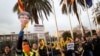 Catalonia ခေါင်းဆောင်ဟောင်းကို ဖမ်းတဲ့အပေါ် ကန့်ကွက်ဆန္ဒပြ